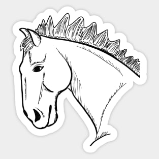 Horse head Sticker